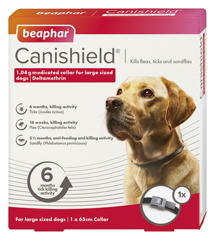 Beaphar Canishield® Antiparazitska ogrlica za pse L – dugotrajna antiparazitska zaštita 🐶🛡️