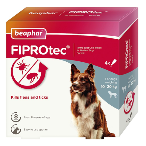 FIPROtec Dog antiparazitska ampula za pse M 10-20kg 134mg