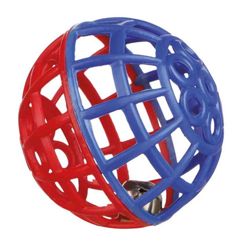 TRIXIE Igračka za ptice u obliku plastične loptice sa metalnim zvonom 4.5cm