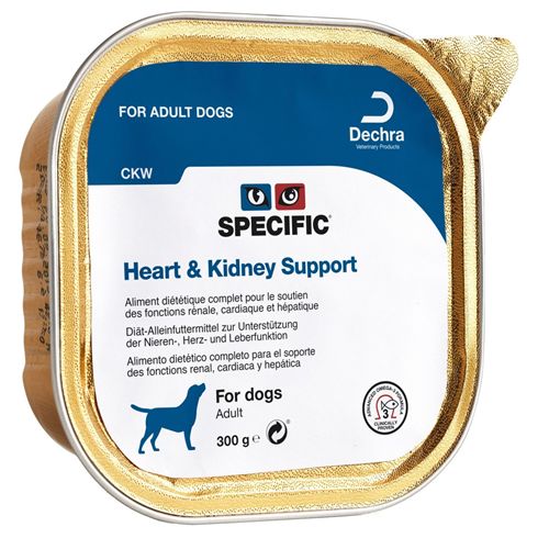 SPECIFIC Dechra Food Heart&Kidney Support Dog pašteta 300g