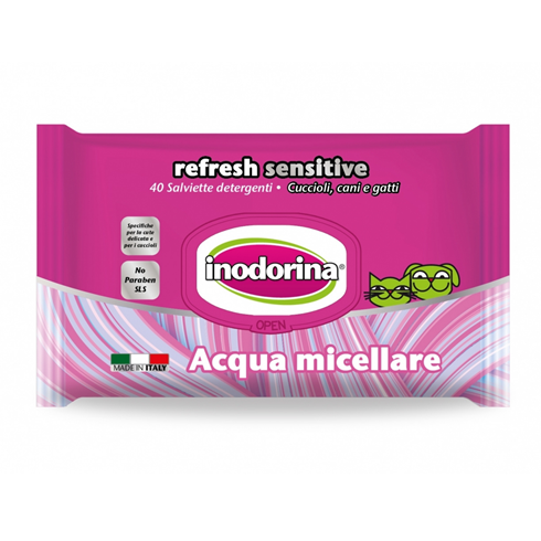 INODORINA Sensitive Micellar Water vlažne maramice sa micelarnom vodom 40kom