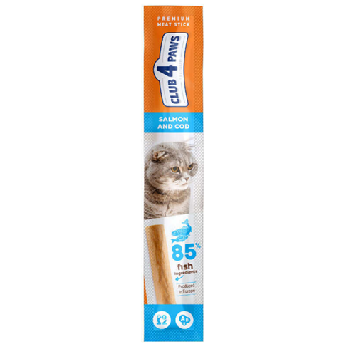 Club 4 Paws Cat Meat Stick losos&bakalar poslastica za mačke 5g