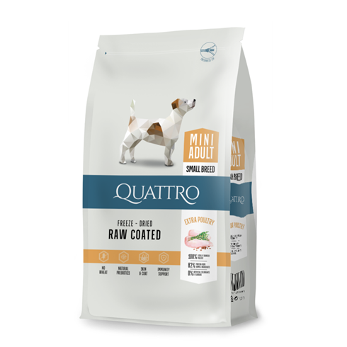 QUATTRO Mini Adult Dog with extra poultry 1.5kg