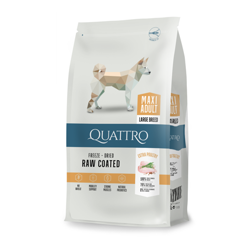 QUATTRO Maxi Adult Dog with extra poultry 3kg