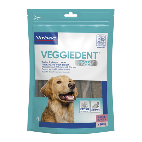 Virbac Veggiedent L za pse preko 30kg 490g – prirodna dentalna nega