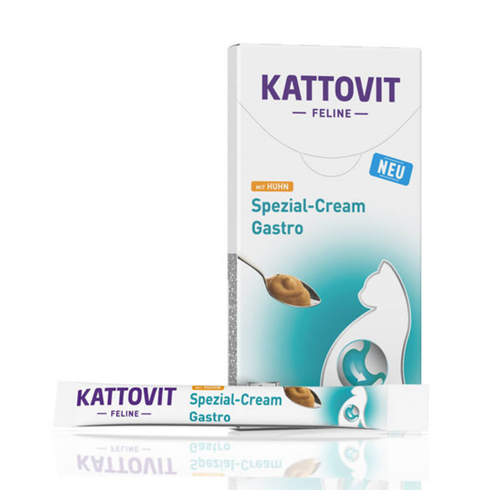 Kattovit Gastro Snack Cream 15g za mačke – podrška osetljivom varenju 🐱💚