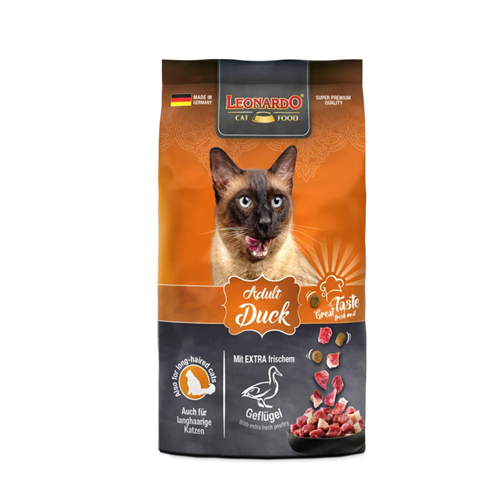 Leonardo Adult suva hrana za mačke, pačetina 1.8kg – za vitalnost, krzno i urinarno zdravlje