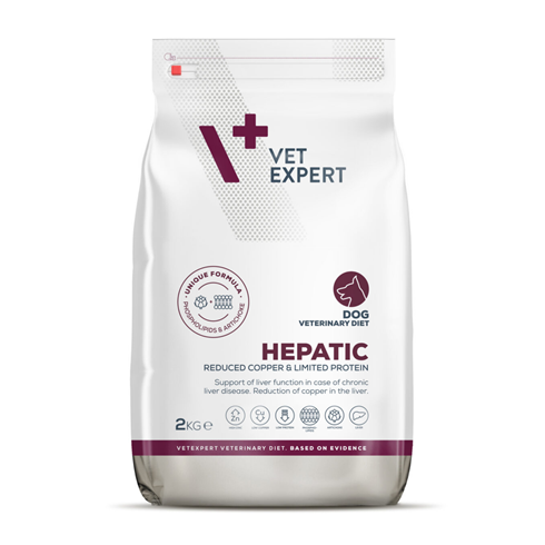 VetExpert Hepatic Dry za pse 2kg – dijetetska podrška funkciji jetre 🐶💜