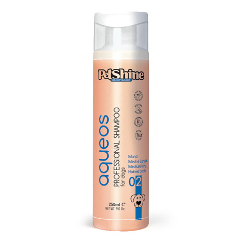 PetShine Aqueos 02 profesionalni hidratantni šampon za pse i mačke 250ml