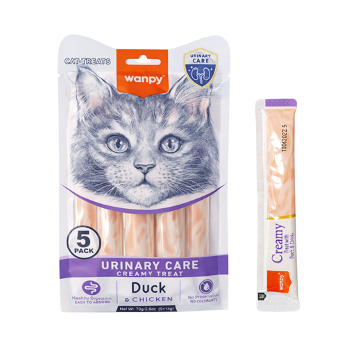 Wanpy Urinary Care Creamy Treat Duck & Chicken 14g – podrška urinarnom traktu
