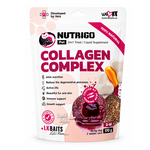 NUTRIGO Collagen Complex S-M suplement poslastica za pse 170g