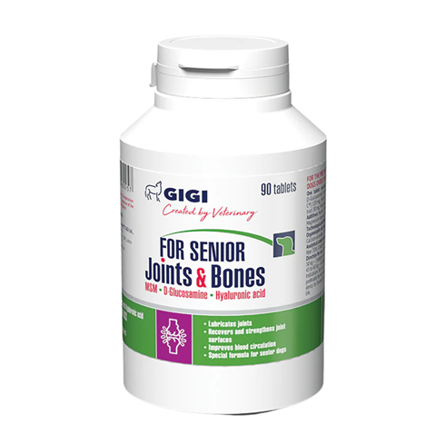 GIGI FOR SENIOR Joints & Bones suplement za pse 2400 mg – 90 tableta