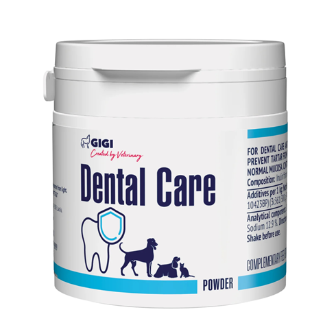 GIGI Dental Care prah za pse i mačke – 35g , svakodnevna podrška oralnoj higijeni i svežem dahu