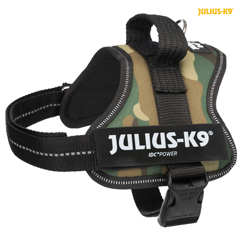 JULIUS-K9 Powerharness AM za pse XS 40-53cm/22mm MASKIRNI