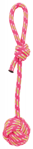 Trixie Igračka za psa Konopac sa jednim čvorom  i loptom 7cm/37cm