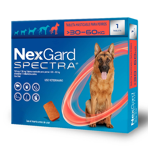 NexGard SPECTRA® XL  za pse 30-60 kg