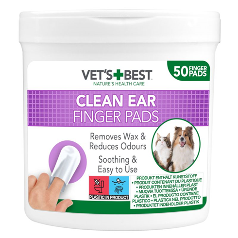 Vet'S Best Clean Ear Finger Pads maramice za uši za pse 50 kom 🐾👂✨