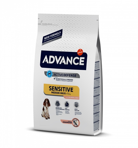 Advance Dog Medium&Maxi Sensitive Losos&Pirinač 3kg