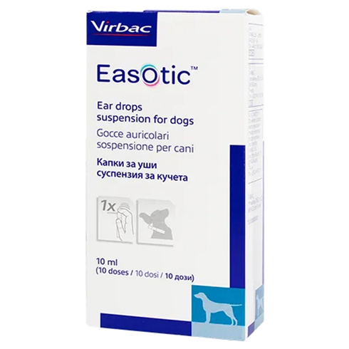 VIRBAC Easotic kapi za uši za pse 10ml