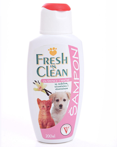 Fresh&Clean šampon za štence i mačke 200ml
