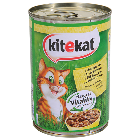 Kitekat Adult konzerva za mačke  piletina u sosu 400g
