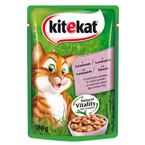 Kitekat Adult sosić za odrasle mačke Losos 100g