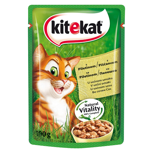 Kitekat Adult sosić za odrasle mačke Piletina 100g