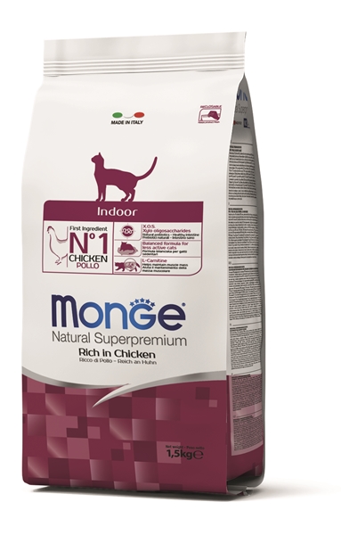 Monge Cat Adult Indoor sa piletinom 1.5 kg