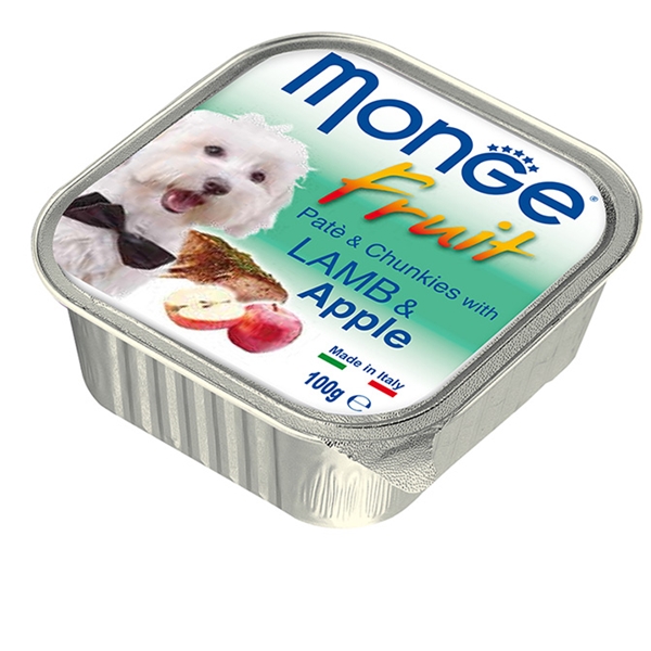 Monge Fruit Dog Pate pašteta Jagnjetina&Jabuka 100g