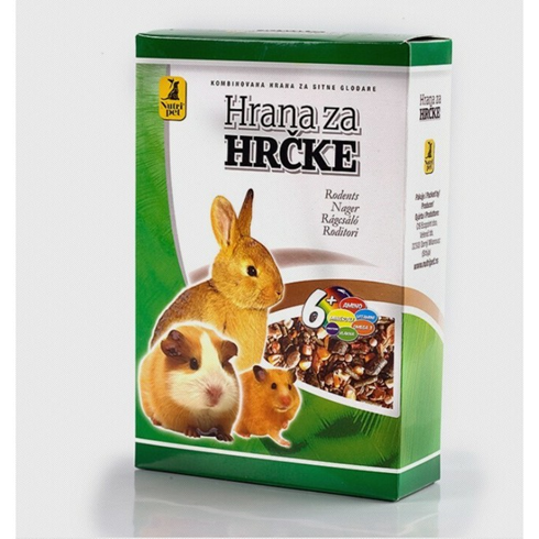 NUTRIPET Hrana za hrčkove, zečeve i druge male glodare 400g