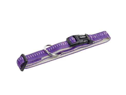 Nobby Ogrlica za psa Soft Grip L/XL 25mm/50-65cm ljubičasta