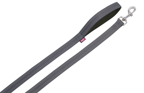 Nobby Povodac za psa Soft Grip L/XL 25mm/120cm sivi