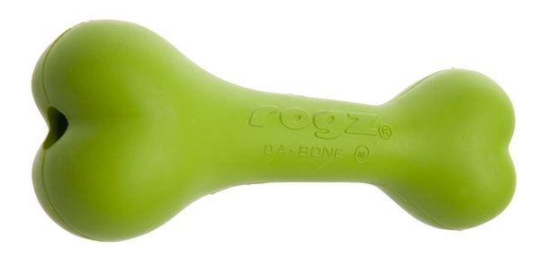 ROGZ Da Bone Igračka za pse u obliku gumene kosti L zelena 21cm