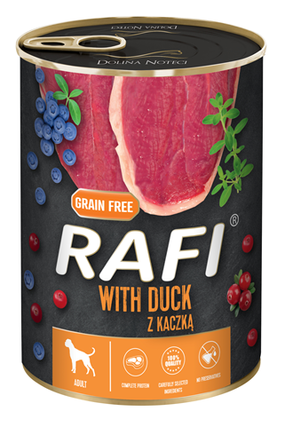 Rafi Adult Grain Free konzerva za pse sa pačetinom 800g