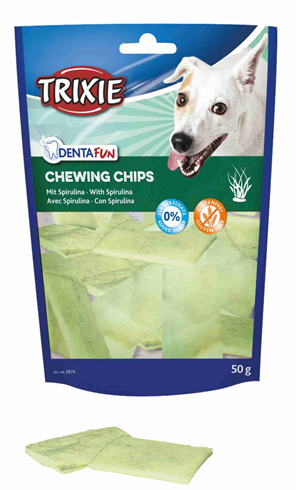 Trixie Poslastica Denta Fun Spirulina Chewing Chips 50g