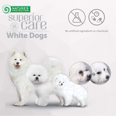 Nature's Protection White Dog Junior All Breeds Losos 1.5kg