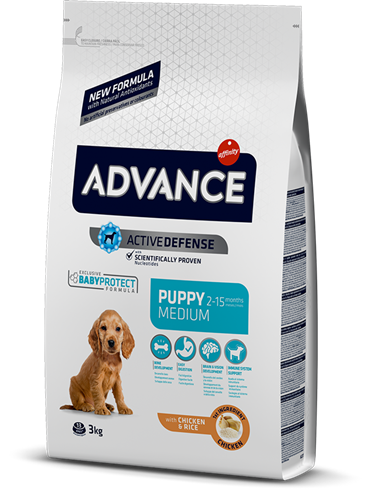 Advance Dog Puppy Medium Protect Piletina&Pirinač 3kg