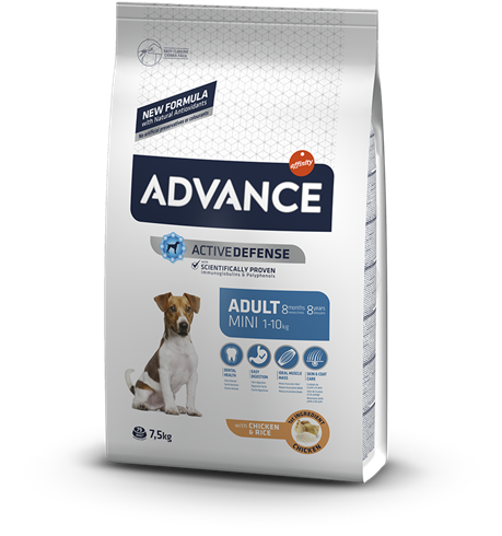 Advance Dog Mini Adult Piletina&Pirinač 7.5kg