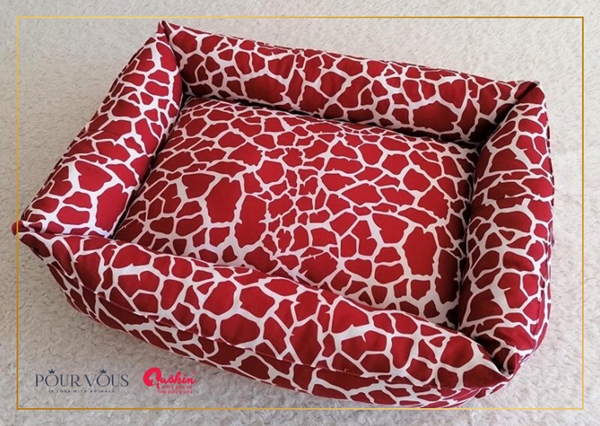 Qushin Nest Double Giraffa (XS/S) 55x40x7cm