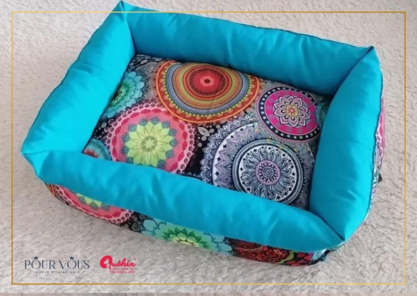 Qushin Nest Gypsy  Blue (M/L) 95x70x14cm