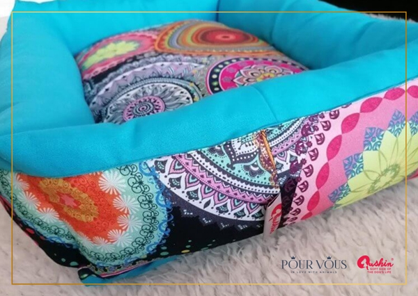 Qushin Nest Gypsy  Blue (M/L) 95x70x14cm