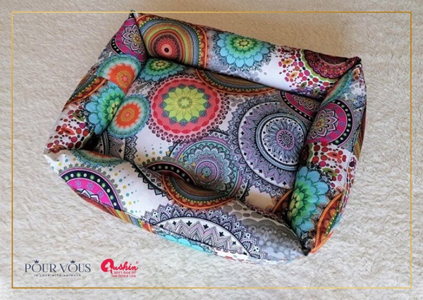 Qushin Nest Double White Gypsy (XS/S) 55x40x7cm