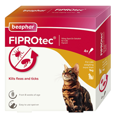 Beaphar FIPROtec® Spot-On za mačke 1 pipeta – zaštita od buva i krpelja 🐱🛡️