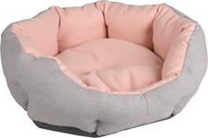 FLAMINGO Krevetić pse i mačke Cub Octagon 46x40x17cm sivo pink