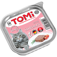 TOMi pašteta za mačke sa škampima bez žitarica 100g