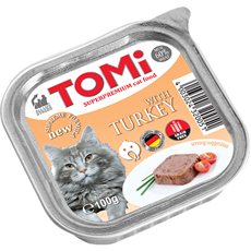 TOMi pašteta za mačke sa ćuretinom bez žitarica 100g