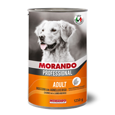 MORANDO Professional Jagnjetina&Riža komadići u sosu konzerva za pse 1250g