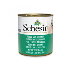 Schesir dog konzerva za pse piletina&spanać 285g