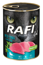 Rafi adult cat grain free konzerva za sterilisane mačke sa tunom 400g