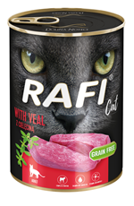 Rafi adult cat grain free konzerva za mačke sa teletinom 400g